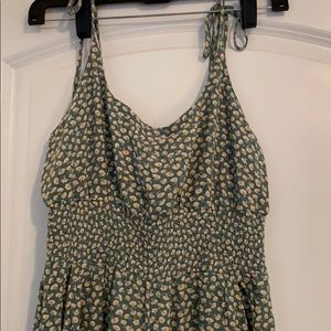 American Eagle floral jumpsuit size M